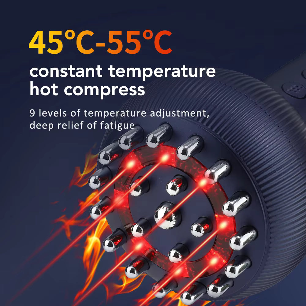 Electric Cupping & Guasha Massage Device with 9-Level Suction and Heat Therapy