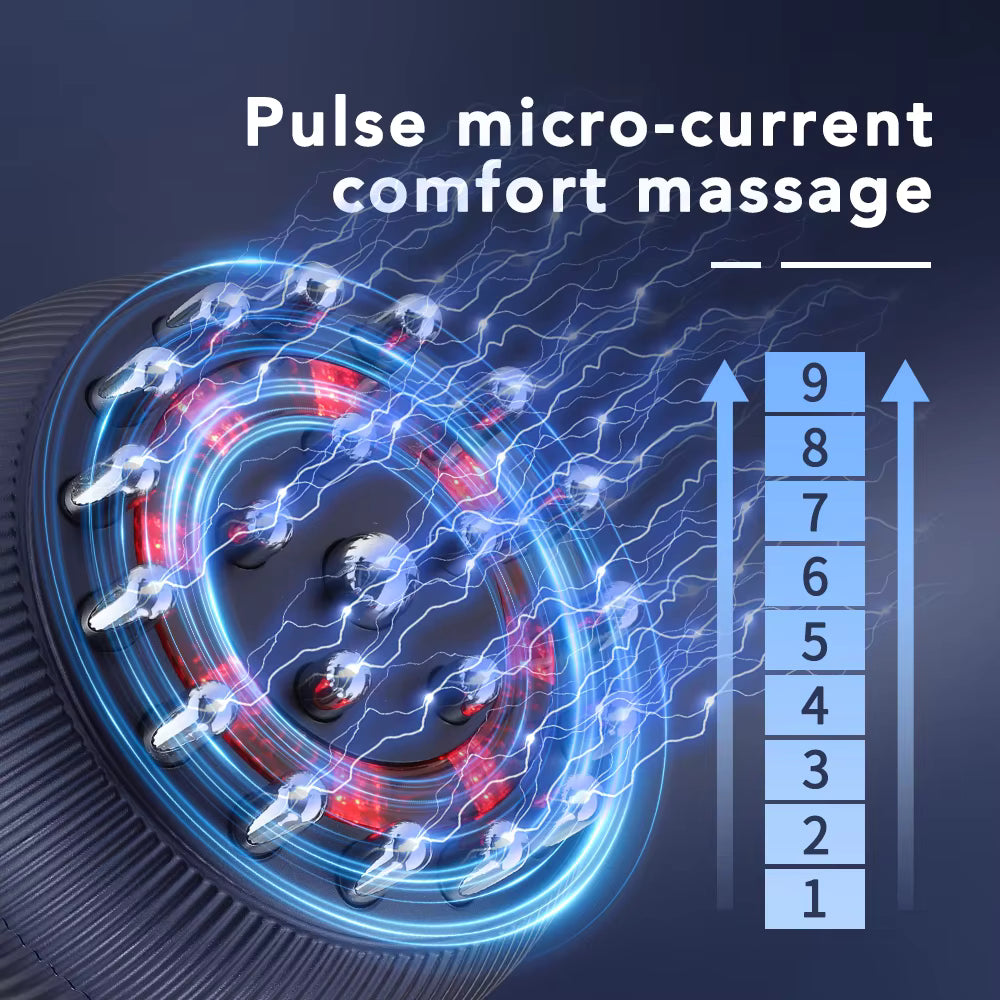 Electric Cupping & Guasha Massage Device with 9-Level Suction and Heat Therapy